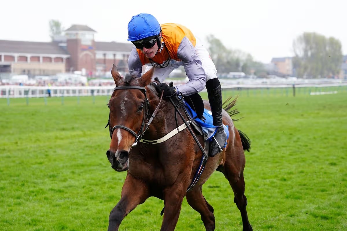 Captain Cody in the race, ridden by Harry Cobden for Willie Mullins